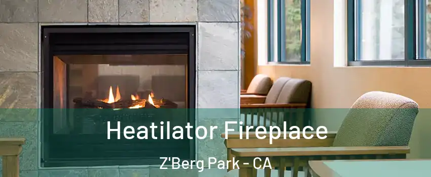 Heatilator Fireplace Z'Berg Park - CA