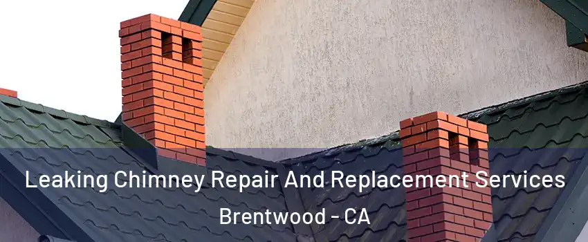 Leaking Chimney Repair And Replacement Services Brentwood - CA