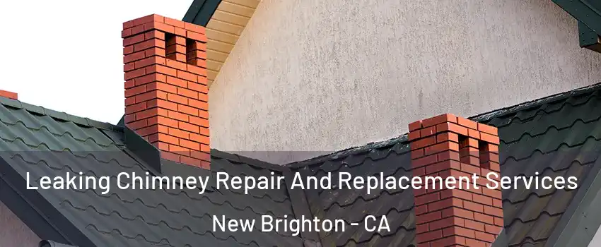 Leaking Chimney Repair And Replacement Services New Brighton - CA